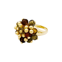 Bague Cocktail en or jaune - Castafiore