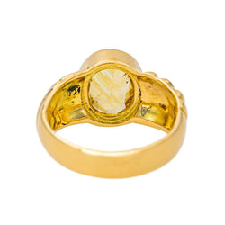 Bague Cocktail en or jaune et citrine - Castafiore
