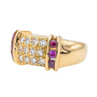 Bague Cocktail en or jaune et diamant - Castafiore