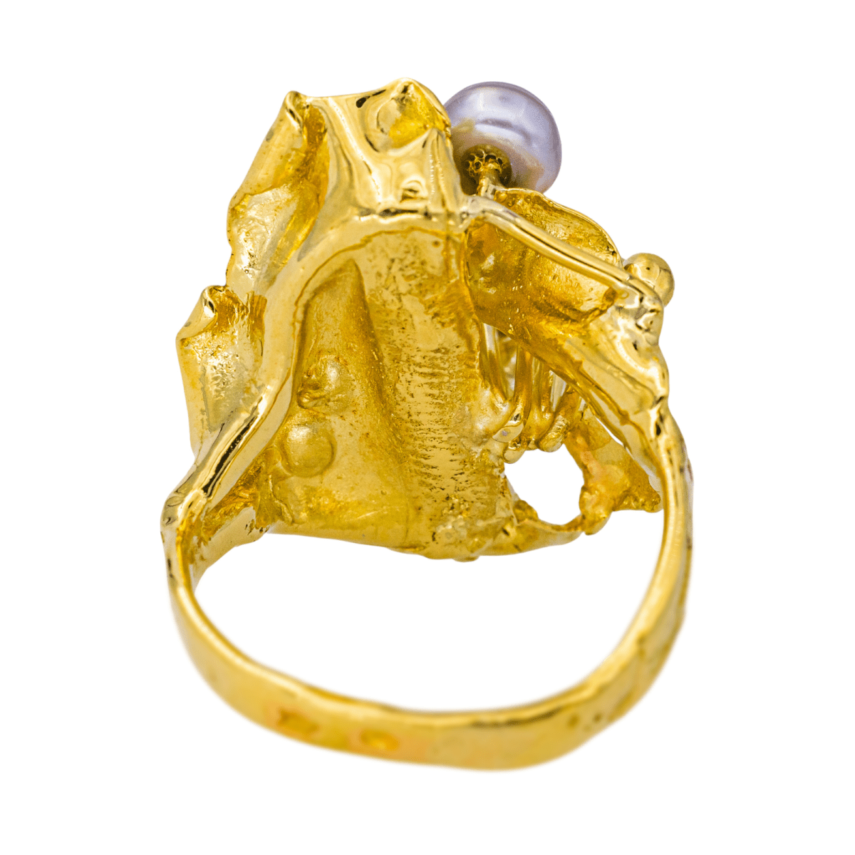 Bague Cocktail en or jaune et diamants - Castafiore