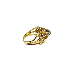Bague Cocktail en or jaune et diamants - Castafiore
