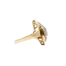 Bague Cocktail en or jaune et diamants - Castafiore