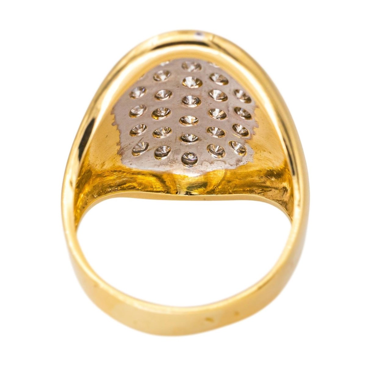 Bague Cocktail en or jaune et diamants - Castafiore