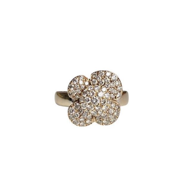 Bague Cocktail en or jaune et diamants - Castafiore