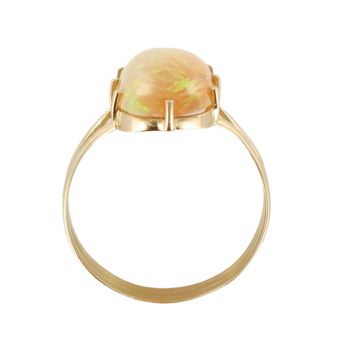 Bague Cocktail en or jaune et opale - Castafiore
