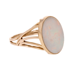 Bague Cocktail en or jaune et opale - Castafiore