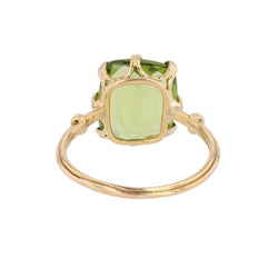 Bague Cocktail en or jaune et péridot - Castafiore