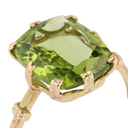 Bague Cocktail en or jaune et péridot - Castafiore