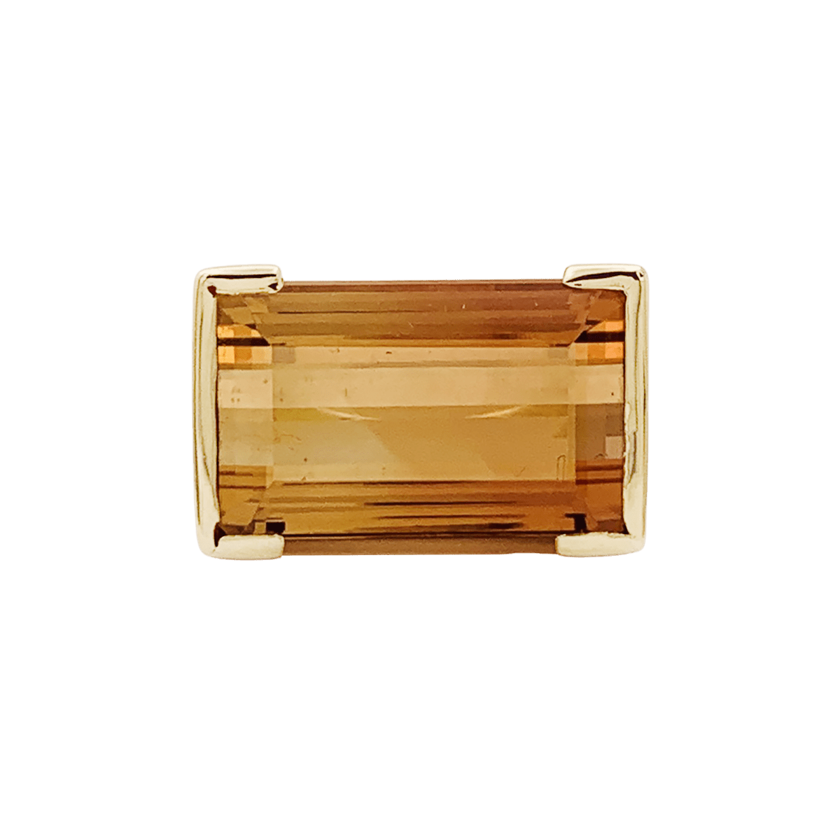 Bague Cocktail en or jaune et topaze - Castafiore