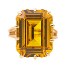 Bague Cocktail en or rose et citrine - Castafiore