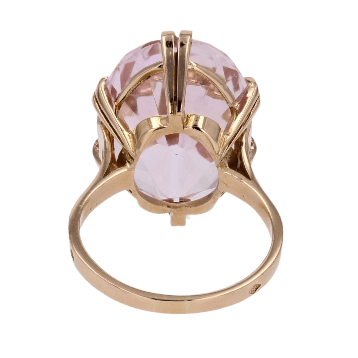 Bague Cocktail en or rose et kunzite - Castafiore