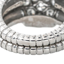 Bague Cocktail en platine et diamants - Castafiore
