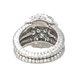 Bague Cocktail en platine et diamants - Castafiore