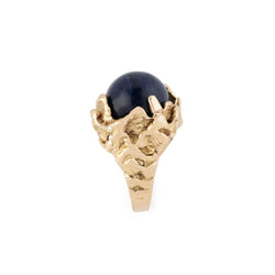 Bague Cocktail GILBERT ALBERT en or jaune et perles - Castafiore