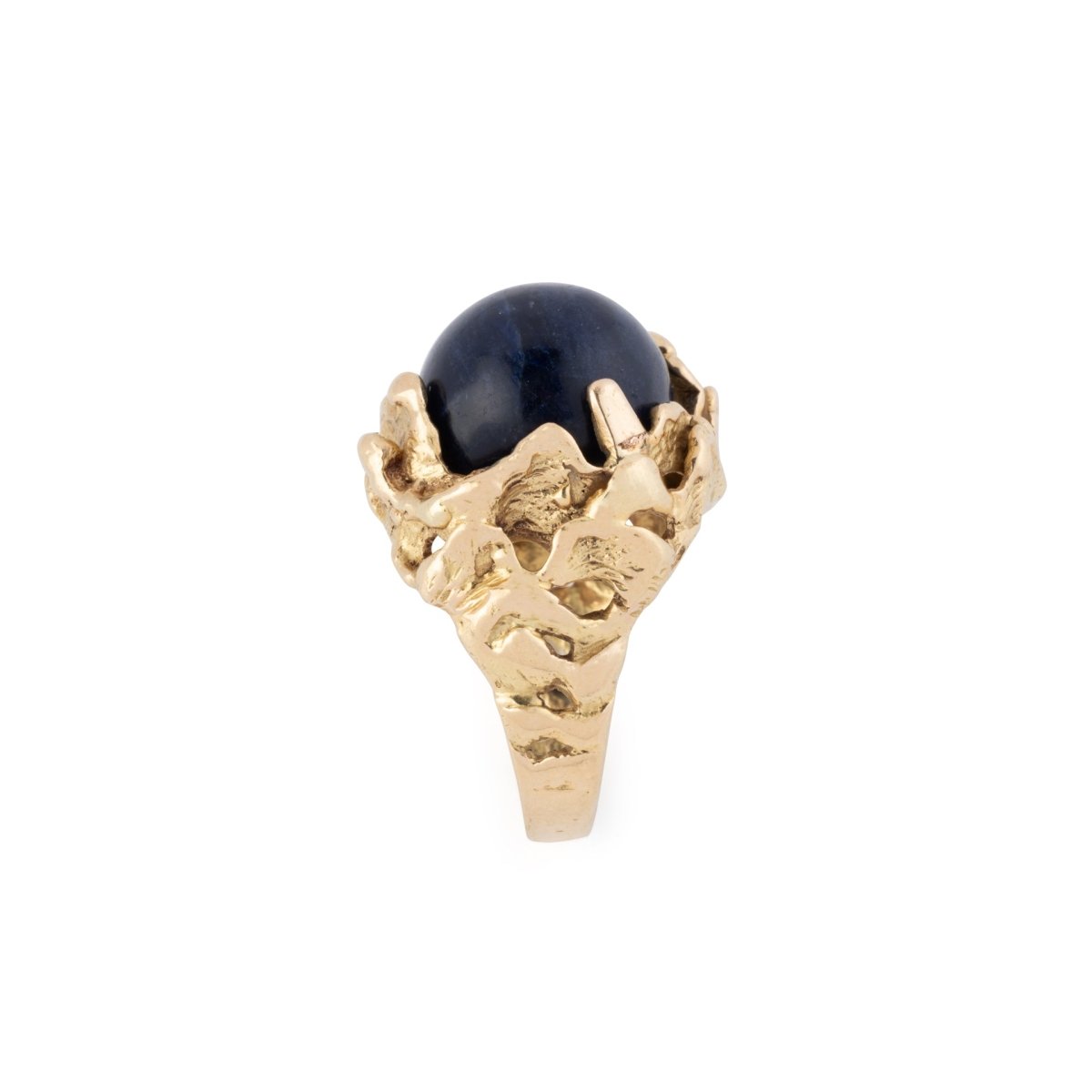 Bague Cocktail GILBERT ALBERT en or jaune et perles - Castafiore