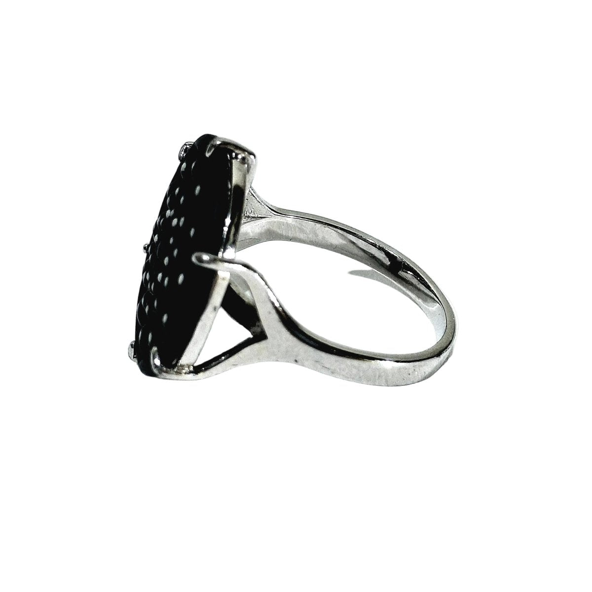 Bague Cocktail LALIQUE "Cactus" en argent et cristal - Castafiore