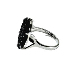 Bague Cocktail LALIQUE "Cactus" en argent et cristal - Castafiore