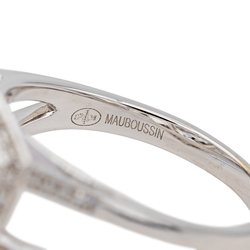 Bague Cocktail MAUBOUSSIN "Mes couleurs à toi" en or blanc, améthyste et diamants - Castafiore