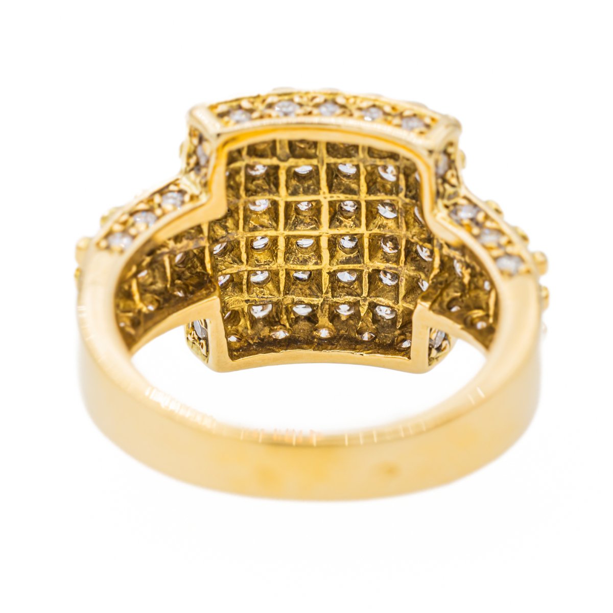 Bague Cocktail Or jaune Diamant - Castafiore