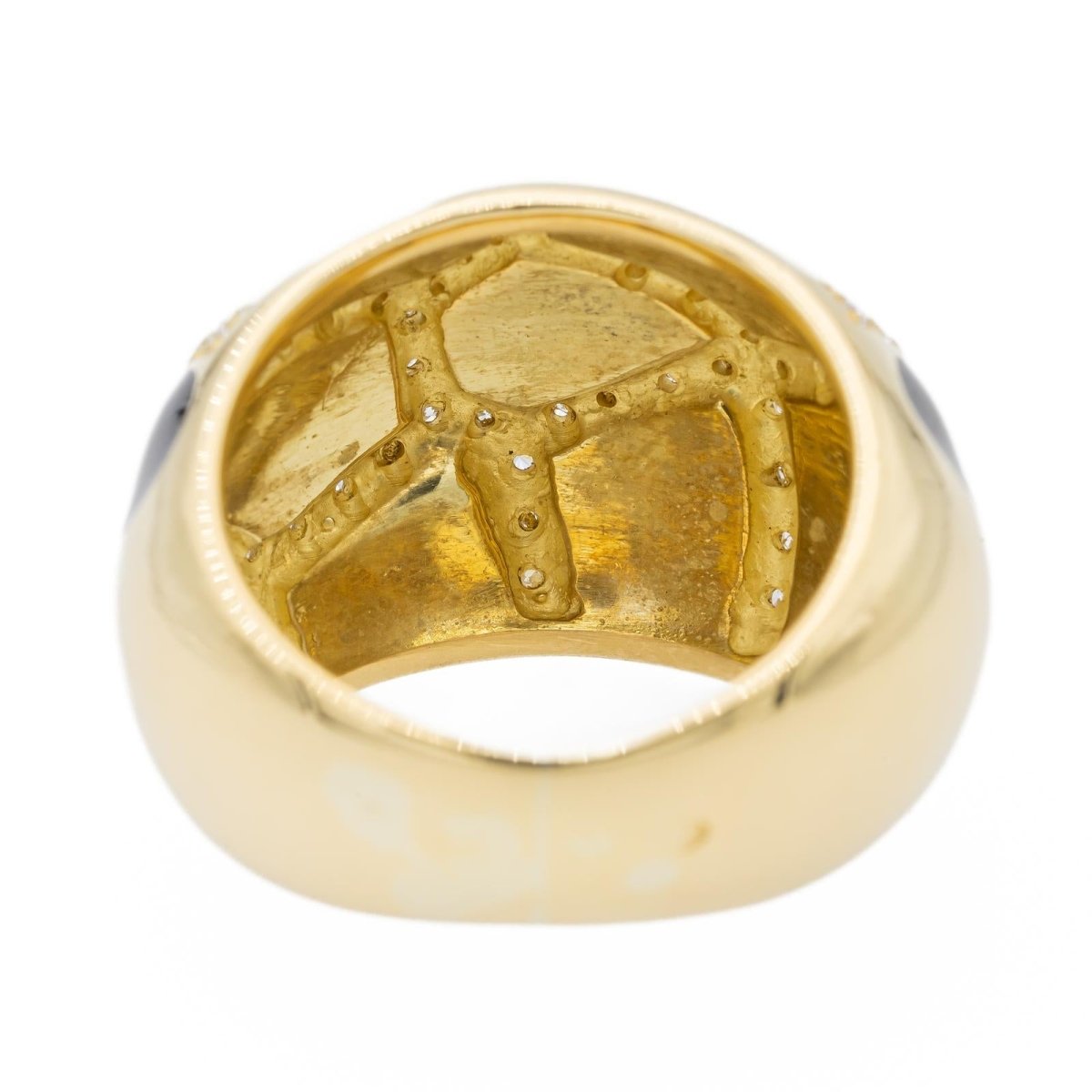 Bague Cocktail Or jaune Diamant - Castafiore