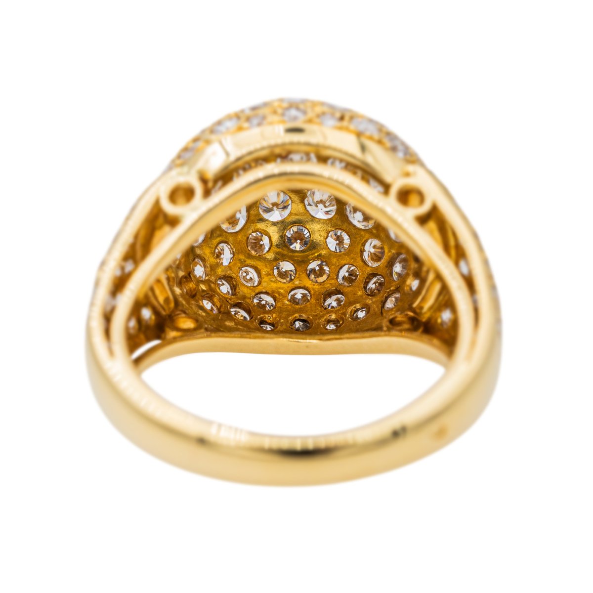 Bague Cocktail Or jaune Diamant - Castafiore