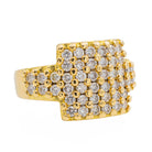 Bague Cocktail Or jaune Diamant - Castafiore