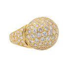 Bague Cocktail Or jaune Diamant - Castafiore