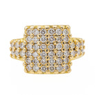 Bague Cocktail Or jaune Diamant - Castafiore