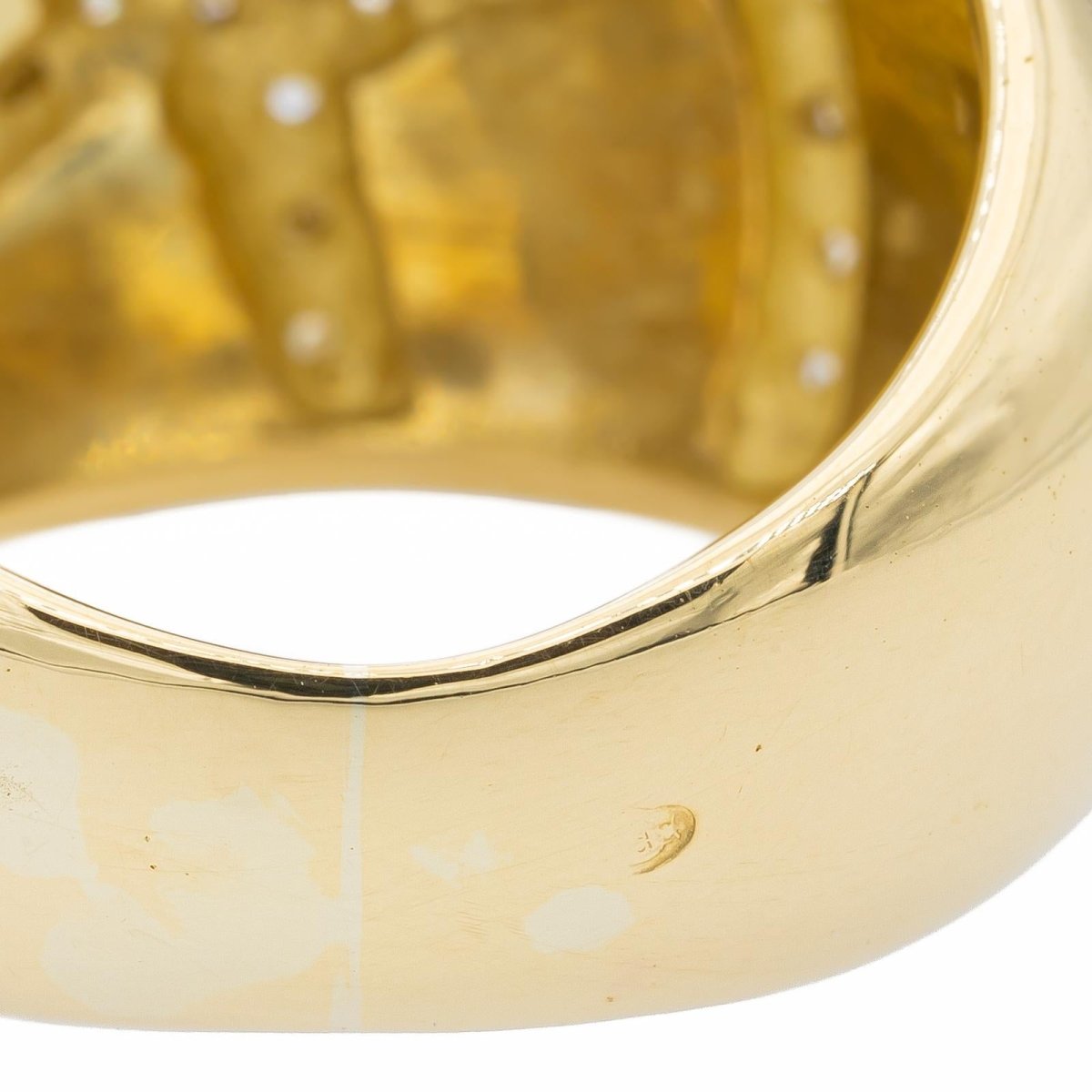 Bague Cocktail Or jaune Diamant - Castafiore