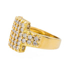 Bague Cocktail Or jaune Diamant - Castafiore