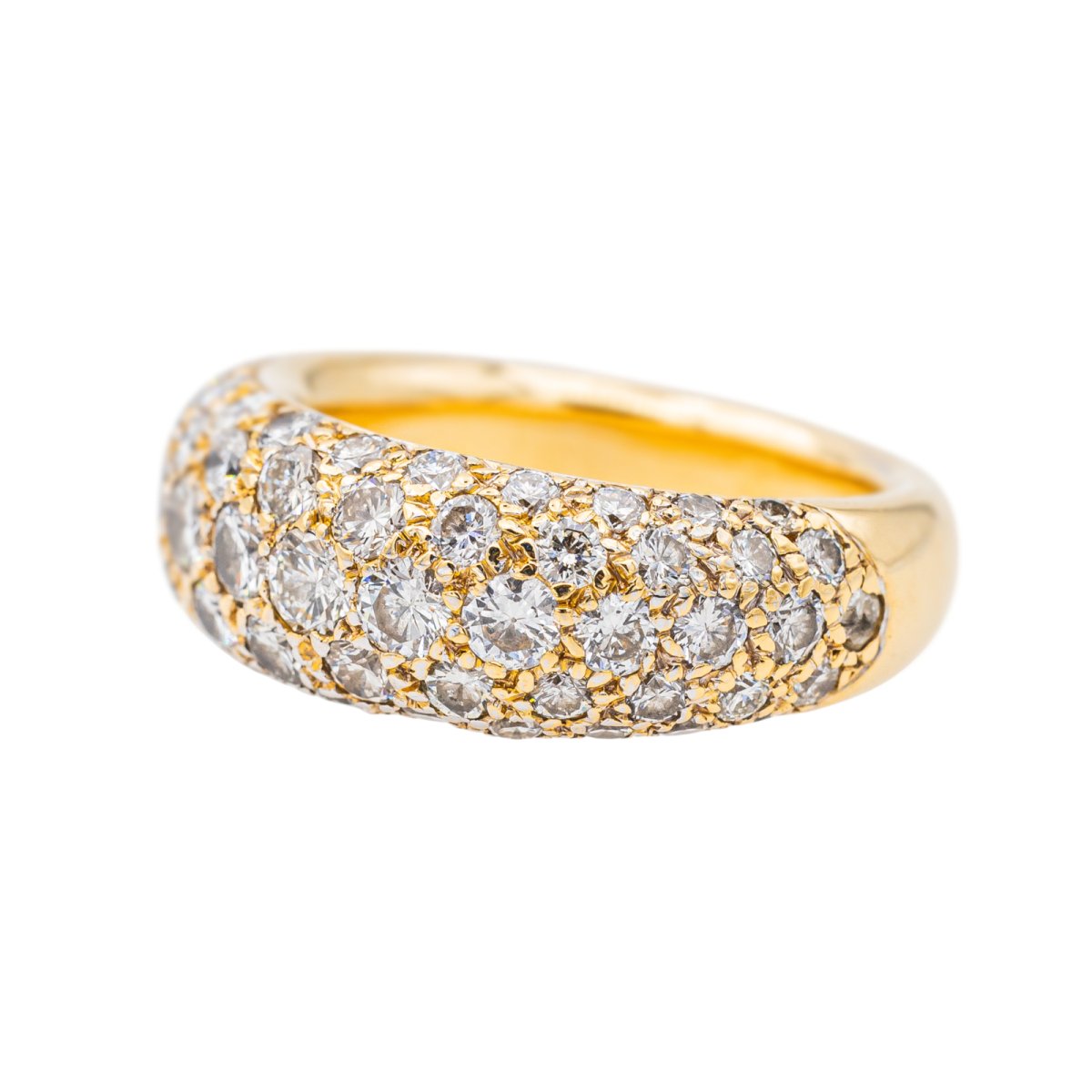 Bague Cocktail Or jaune Diamant - Castafiore