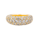 Bague Cocktail Or jaune Diamant - Castafiore