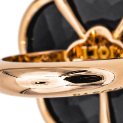 Bague Cocktail PASQUALE BRUNI en or rose, onyx et diamants - Castafiore