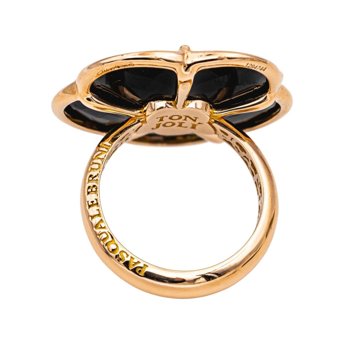 Bague Cocktail PASQUALE BRUNI en or rose, onyx et diamants - Castafiore