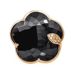 Bague Cocktail PASQUALE BRUNI en or rose, onyx et diamants - Castafiore