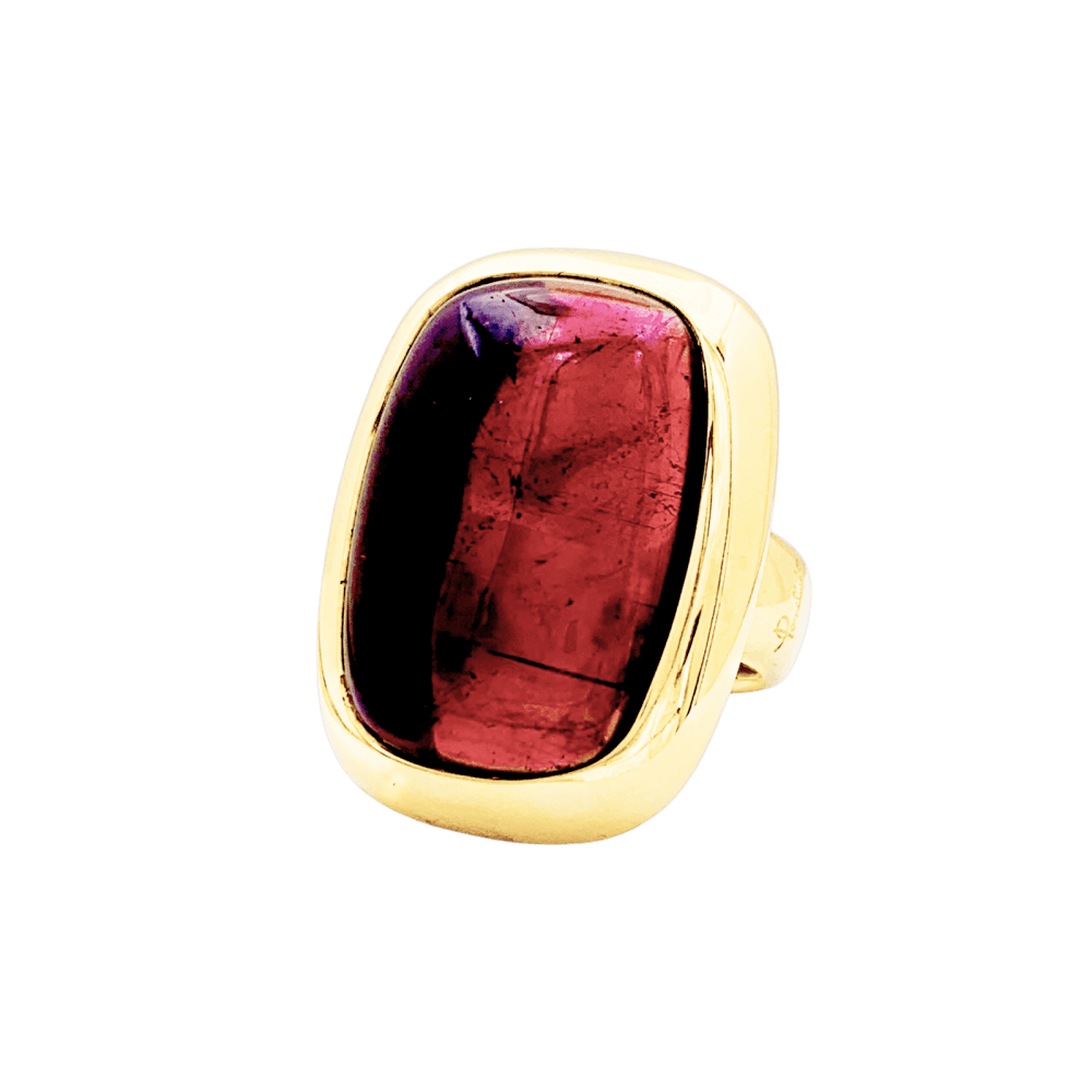 Ring Pomellato, "Cardinale", yellow gold, tourmaline.