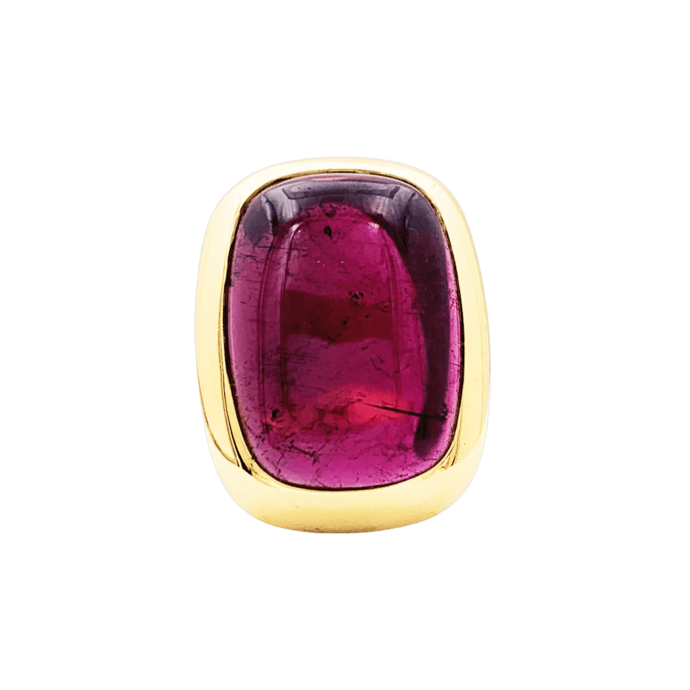 Ring Pomellato, "Cardinale", yellow gold, tourmaline.