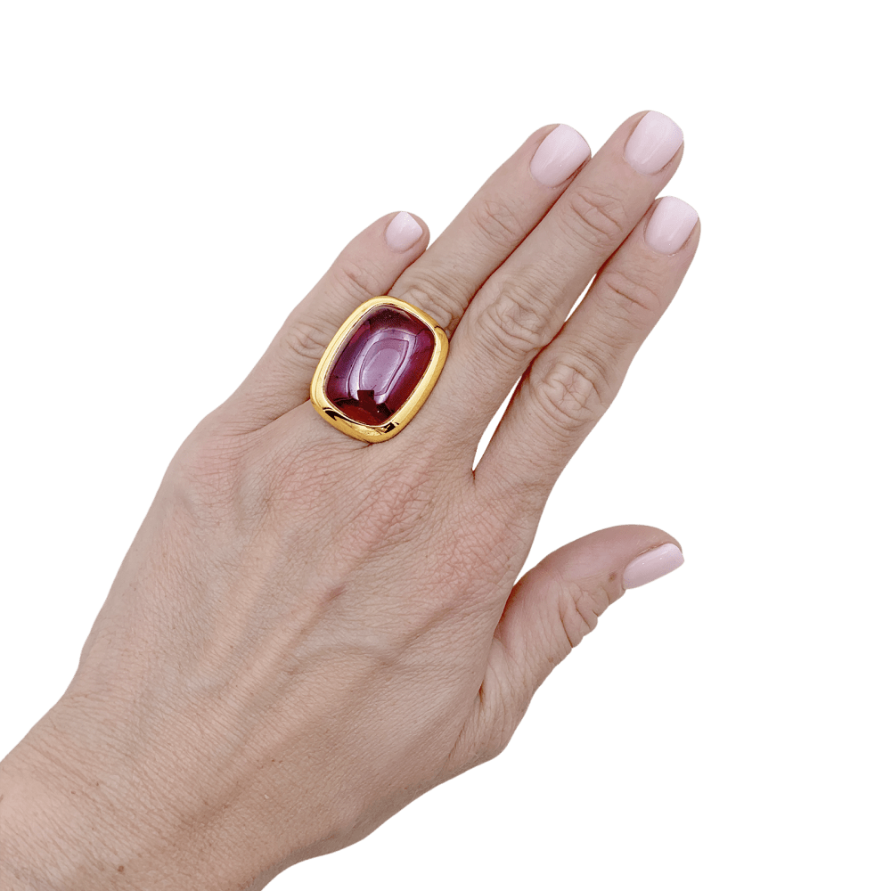 Ring Pomellato, "Cardinale", yellow gold, tourmaline.