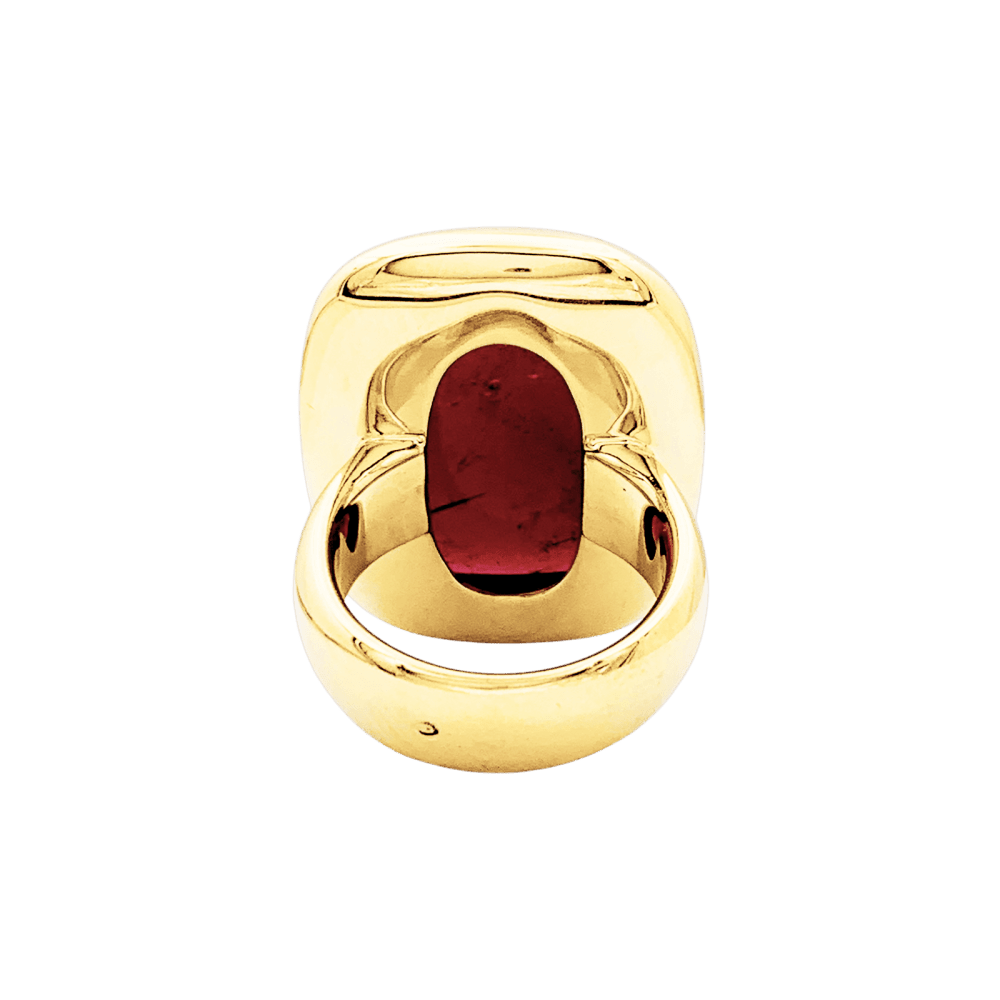 Ring Pomellato, "Cardinale", yellow gold, tourmaline.