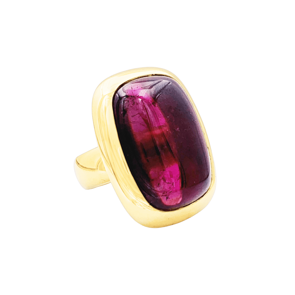 Ring Pomellato, "Cardinale", yellow gold, tourmaline.