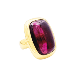 Ring Pomellato, "Cardinale", yellow gold, tourmaline.