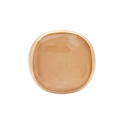 Bague Cocktail POMELLATO "Cipria" en or rose et quartz - Castafiore