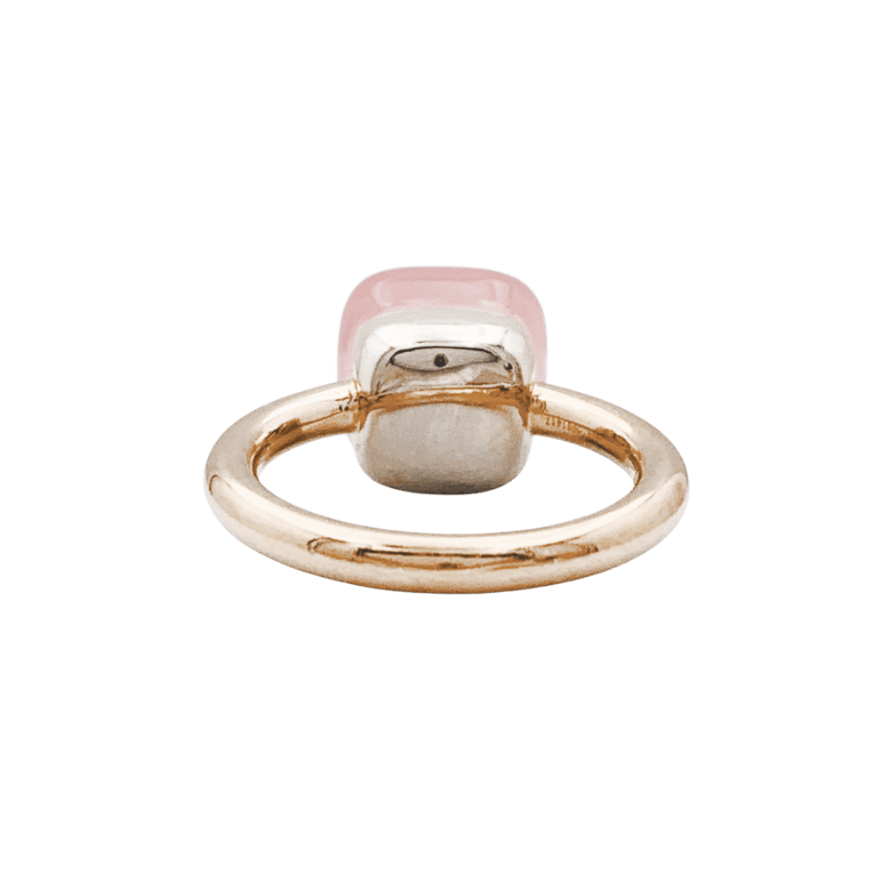 Bague Cocktail POMELLATO "Nudo Classic" en or rose, or blanc et quartz - Castafiore