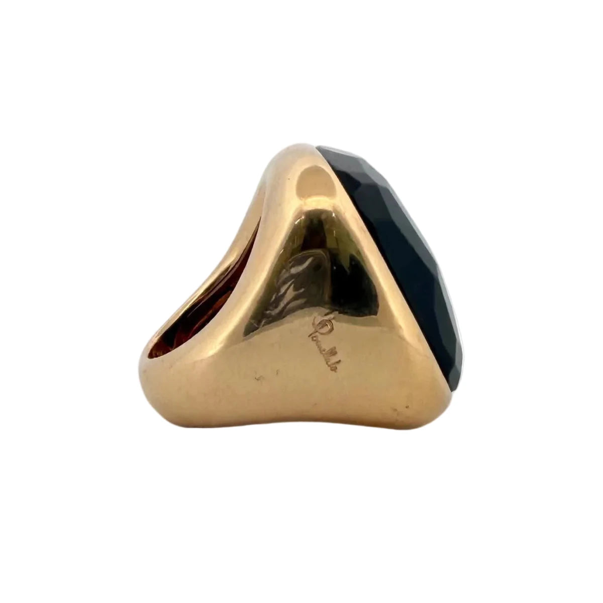 Bague Cocktail POMELLATO "Victoria" en or jaune et jais - Castafiore