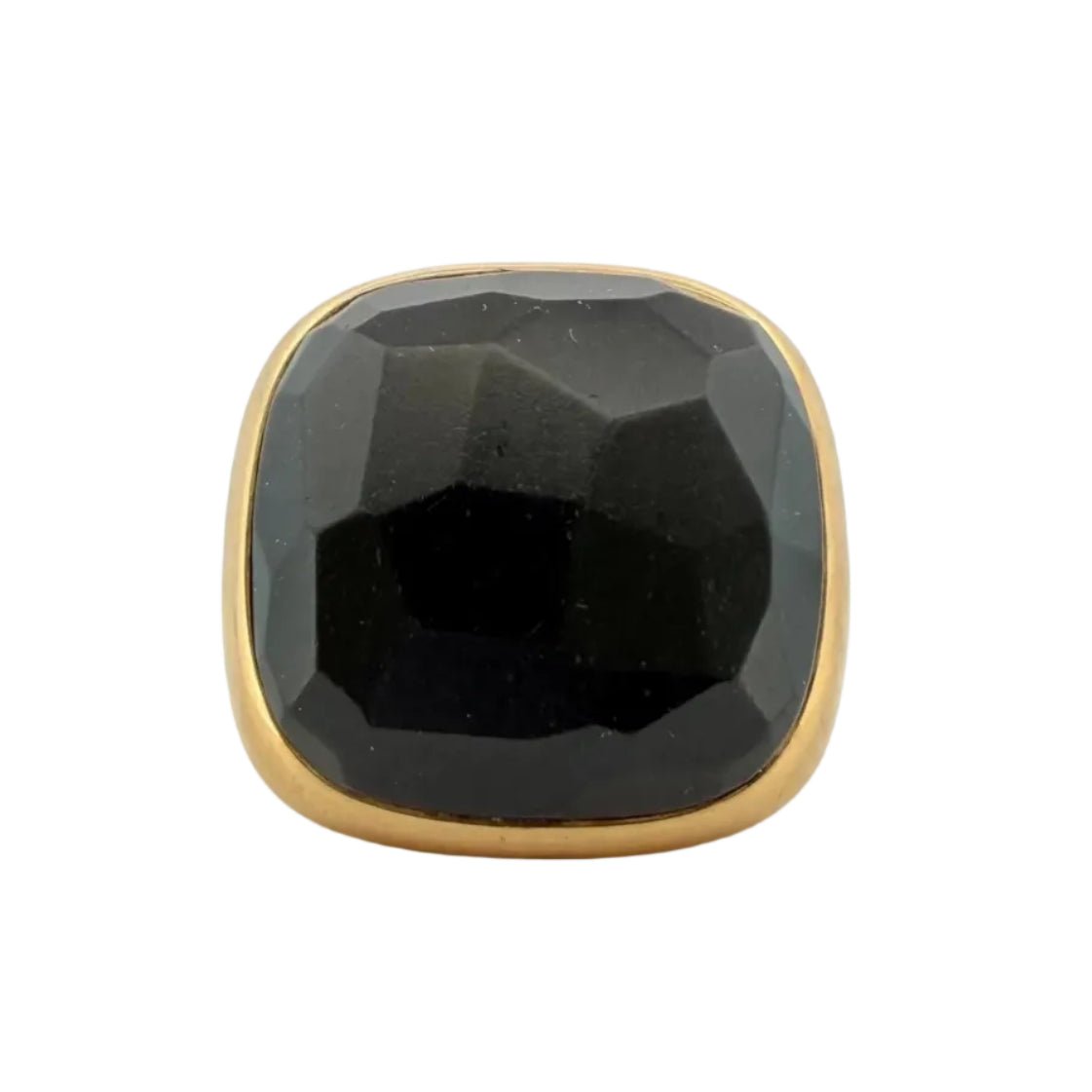 Bague Cocktail POMELLATO "Victoria" en or jaune et jais - Castafiore