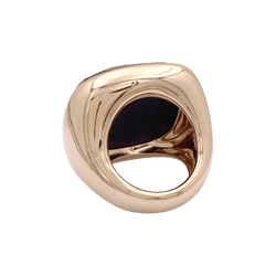 Bague Cocktail POMELLATO "Victoria" en or rose et jais - Castafiore