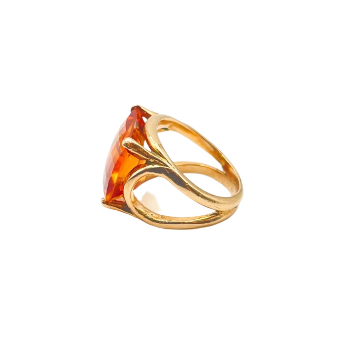 Bague Cocktail Saphir Jaune - Castafiore