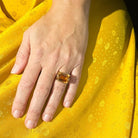 Bague Cocktail Saphir Jaune