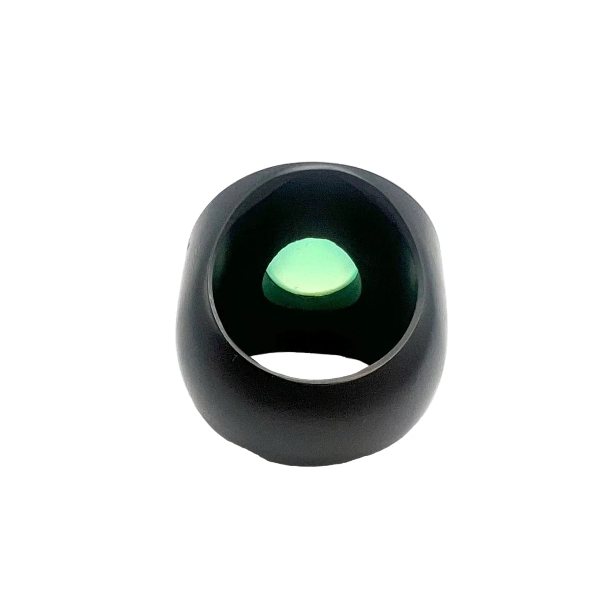 Bague Cocktail STOFFEL en or jaune, onyx et chrysoprase verte - Castafiore