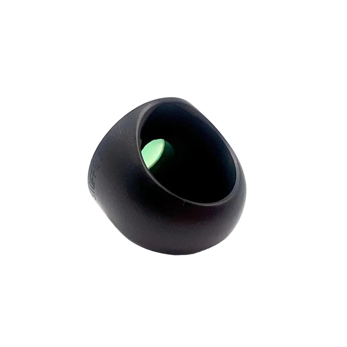 Bague Cocktail STOFFEL en or jaune, onyx et chrysoprase verte - Castafiore